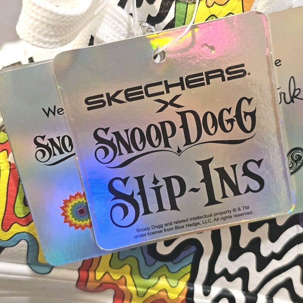 Skechers x Snoop Dogg Jen Stark Slip-Ins Sneakers Drip - Women's Size 8 - Picture 12 of 12